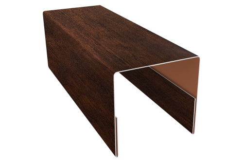 Планка П-образная заборная 20 Grand Line 0,4 Print Premium Cherry Wood Dark FTC (2м)