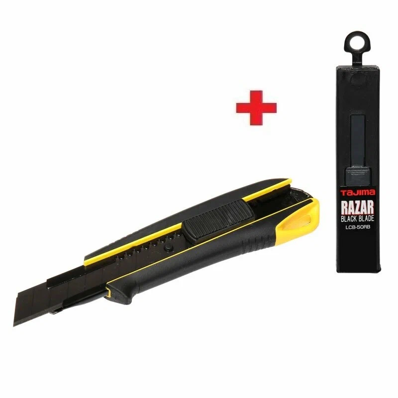 Нож с автофиксацией 18 мм Tajima Driver Cutter + 13 лезвий RB