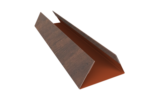 Планка стыковочная составная нижняя 0,45 Print Premium Cherry Wood Dark FTC (2м)
