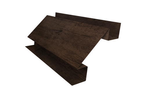 Планка угла внутреннего сложного Блок-Хаус new Grand Line 0,45 Print-Double Elite Antique Wood (3м)