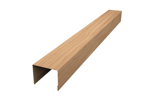 Крышка для забора жалюзи Palermo Grand Line 0,45 Print Elite Honey Wood TwinColor (3м)