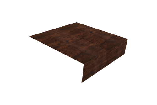 Планка околооконная простая 200х50 Grand Line 0,45 Print Elite Cherry Wood TwinColor (2м)