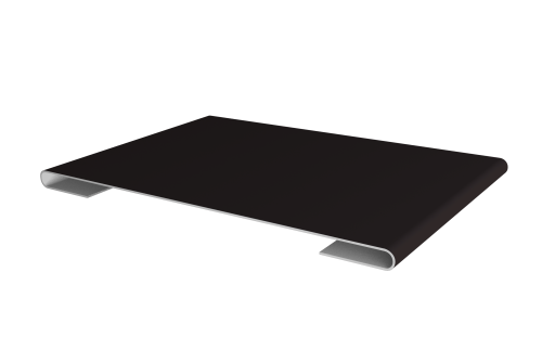 Планка стыковочная Grand Line 0,5 Satin Matt RAL 9005 черный (2м)