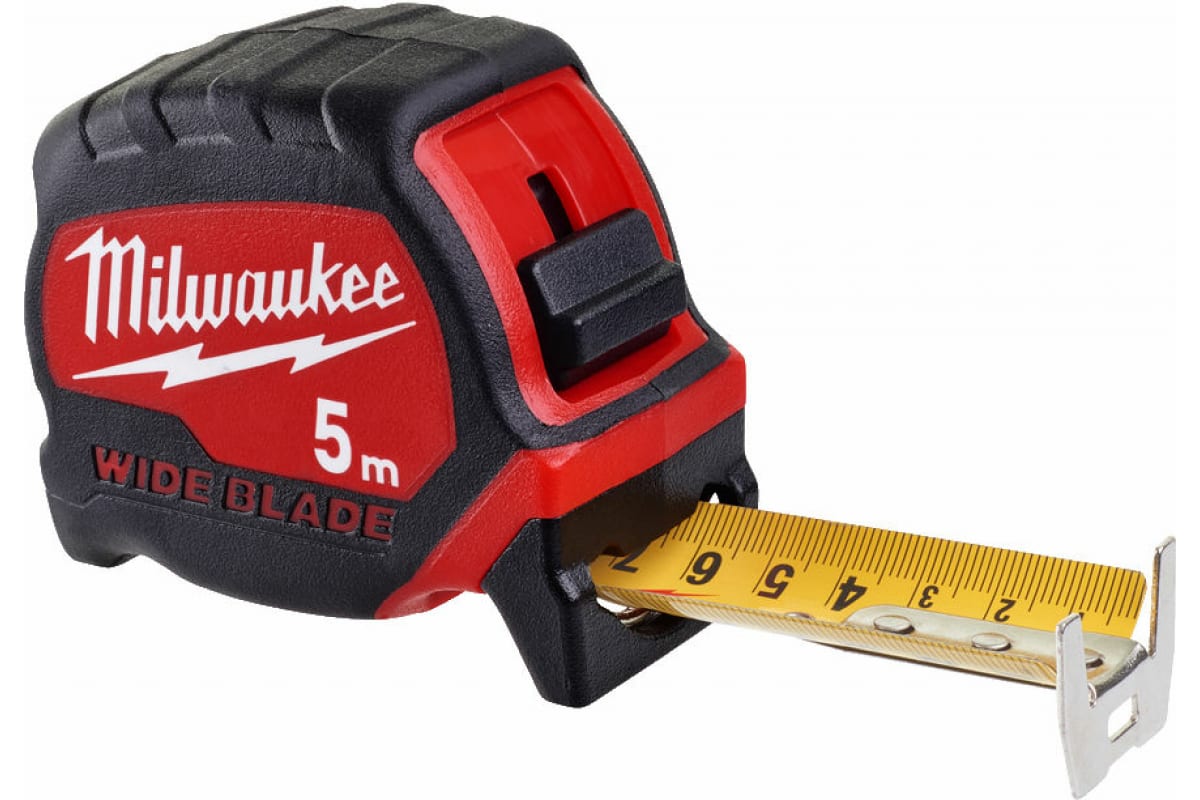 Рулетка с широким полотном Milwaukee Premium 5м х 33мм