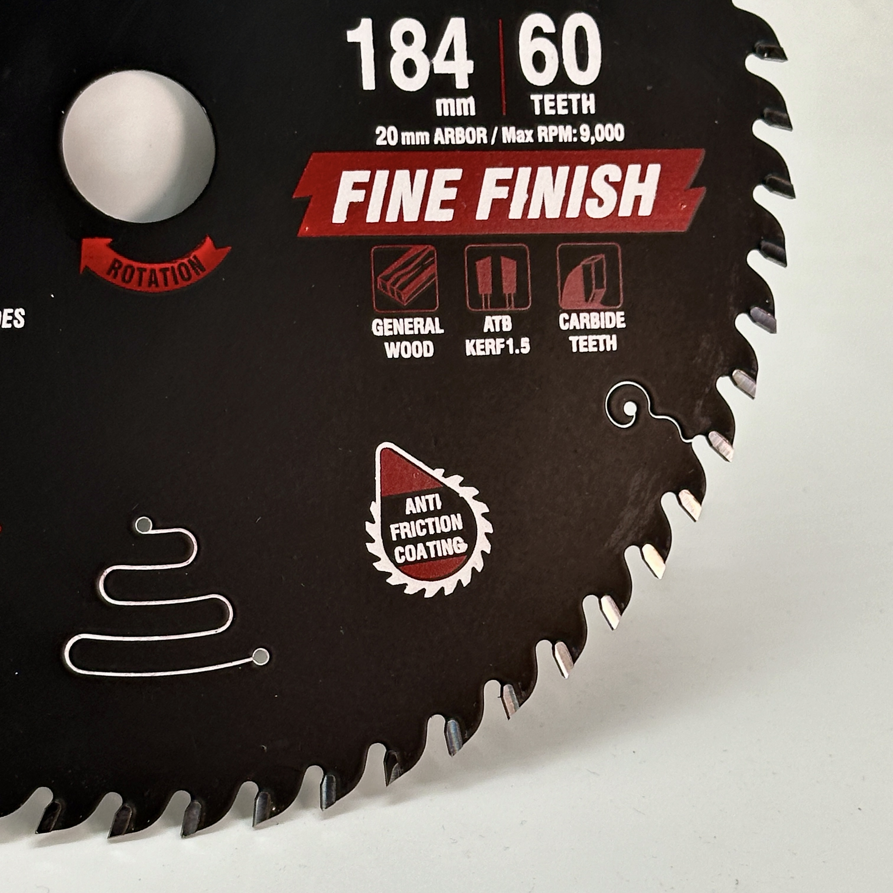 Диск пильный Trusty-Tools Fine Finish чистый рез 184х20 60T