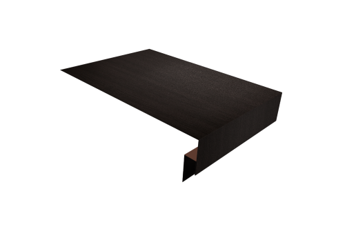 Планка околооконная сложная 250х50х18 (j-фаска) Grand Line 0,45 Print Elite Coffee Wood TwinColor (2м)