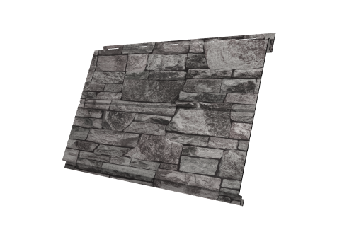 Софит металлический Вертикаль 0,2 line Grand Line 0,45 Print Elite с пленкой Fine Stone TwinColor