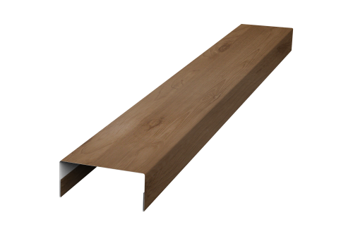 Крышка 30х15 для забора жалюзи Texas Grand Line 0,45 Print Premium Pine Wood Fresh (3м)