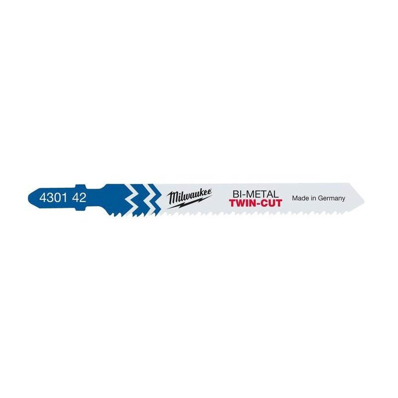 Пилки по металлу для лобзика MILWAUKEE T123XF 91 мм (5 шт)