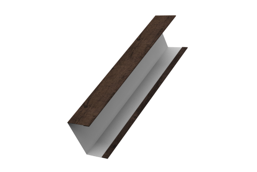 Крышка для забора жалюзи Milan,Tokyo Grand Line 0,45 Print-double Elite Antique Wood (2м)