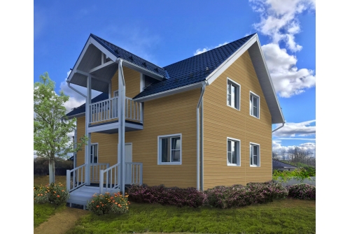 Сайдинг Natural-брус Grand Line Tundra клен (3,0м)