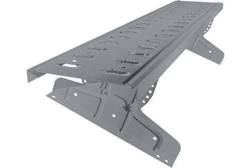 Мостик переходной на фальц RAL 7040 (2,5м)