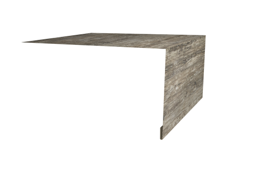 Планка околооконная простая 250х50 Grand Line 0,45 Print Elite Nordic Wood TwinColor (3м)