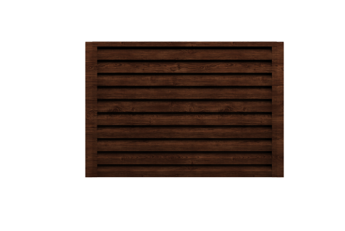 Ламель забора жалюзи Milan new Grand Line 0,45 Print Elite с пленкой Cherry Wood TwinColor