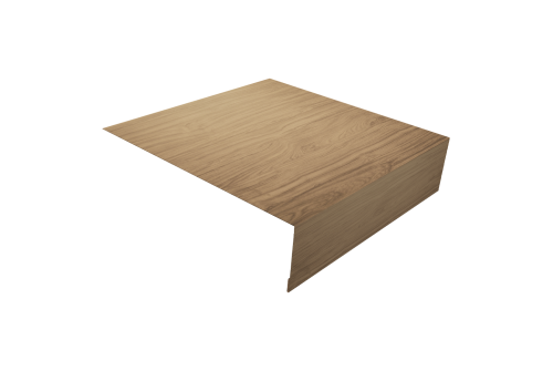 Планка околооконная простая 200х50 Grand Line 0,45 Print Elite Honey Wood TwinColor (3м)