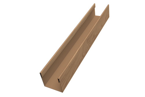 Стойка для забора жалюзи Milan Slim Grand Line 0,45 Print Elite Honey Wood TwinColor (3м)