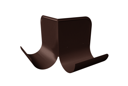 Ограничитель перелива угловой GL PU Matt 125/90 RAL 8017