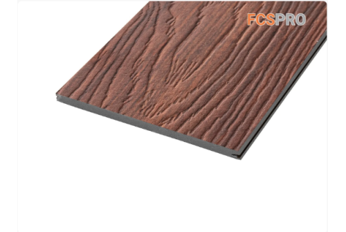 Фиброцементный сайдинг 190х10мм FCSPRO Decor Wood Line золотой орех (3м)