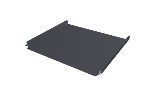 Кликфальц Pro v02 Grand Line 0,45 Drap TX с пленкой на замках RAL 7024 мокрый асфальт