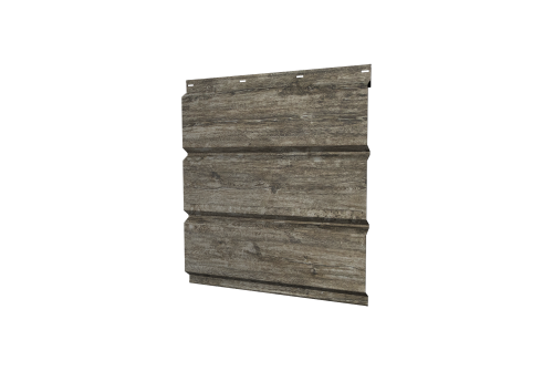 Софит металлический Классик Grand Line без перфорации 0,45 Print Elite с пленкой Nordic Wood TwinColor