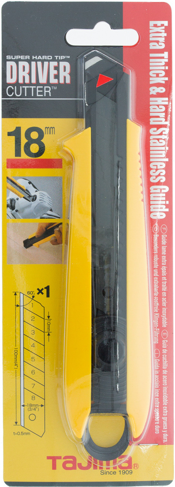 Нож с автофиксацией 18 мм Tajima Driver Cutter