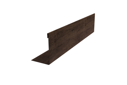 Нащельник 25х35 для забора жалюзи к ламели 125 Texas Grand Line 0,45 Print-Double Premium Antique Wood (L1,8)