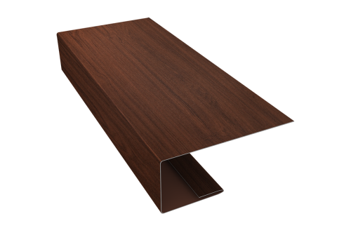 J-Профиль 18мм Grand Line 0,45 Print Elite Choco Wood TwinColor (3м)