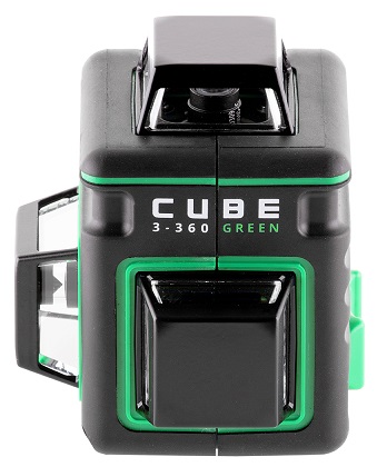 КОМПЛЕКТ лазерный уровень CUBE 3-360 GREEN + штанга ADA Silver Plus