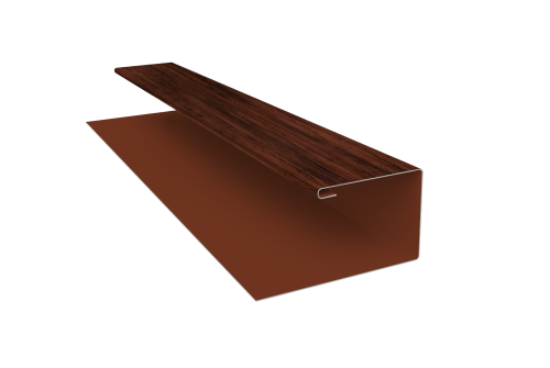 Планка П-образная Экобрус Grand Line 0,45 Print Elite Cherry Wood TwinColor (2м)