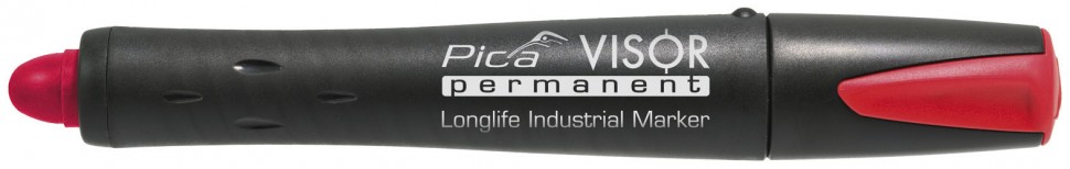Маркер строительный многоразовый PICA Visor permanent 990/40 (красный)