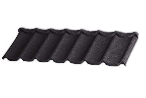 Лист композитной черепицы Gerard Diamant dark silver