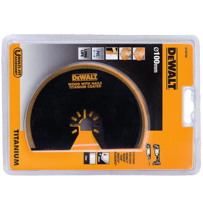 Радиальное пильное полотно DeWalt 100 мм DT20709-QZ