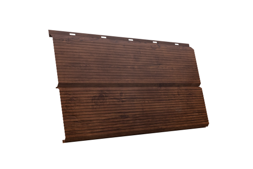 ЭкоБрус 0,345 Gofr Grand Line 0,45 Print Premium с пленкой Cherry Wood Fresh TwinColor