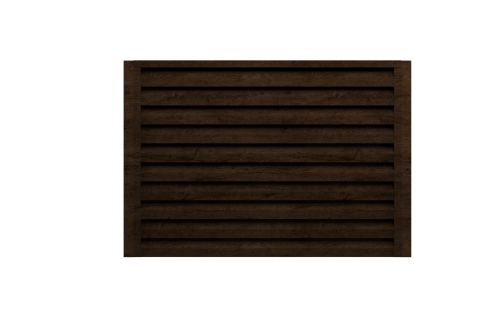 Ламель забора жалюзи Milan Grand Line 0,45 Print Elite Antique Wood TwinColor