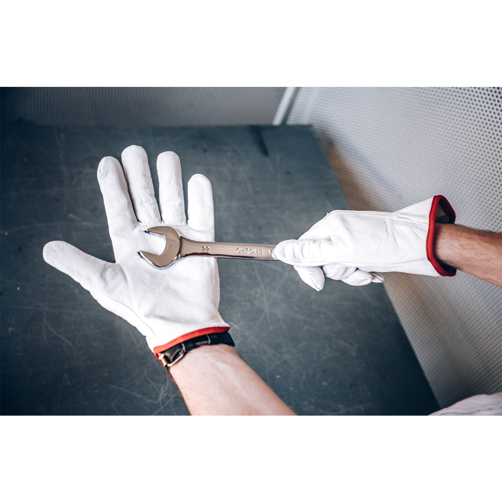 Перчатки рабочие из кожи Jeta Safety 9/L