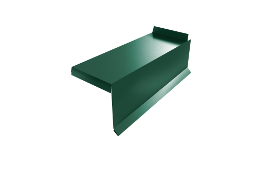 Планка торцевая сегментная Квадро профи Grand Line Правая 0,5 Satin Matt RAL 6005 зеленый мох