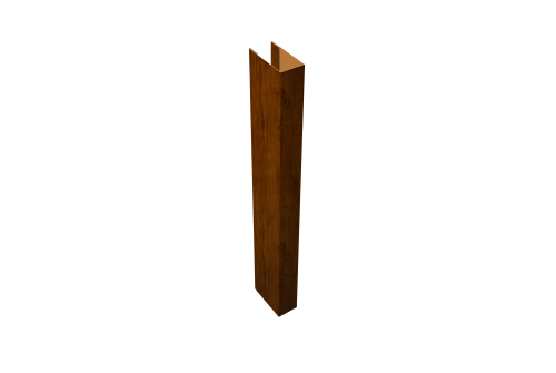 Стойка для забора жалюзи Texas (для калиток и ворот) Grand Line 0,45 Print Premium Golden Wood Intense FTC (3м)