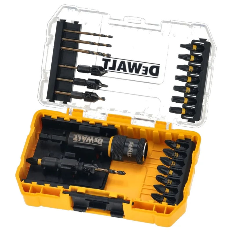 Набор зенкеров и бит DeWalt Flip&Drive (26 шт) в кейсе