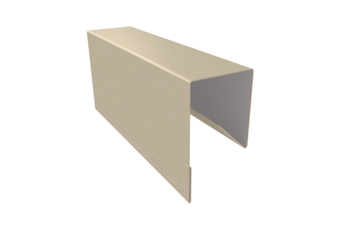 Планка П-образная заборная 17 Grand Line 0,45 Print Elite Milky Wood TwinColor (2м)
