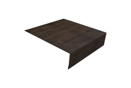 Планка околооконная простая 200х50 Grand Line 0,45 Print Elite Antique Wood TwinColor (3м)