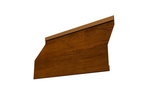 Ламель забора жалюзи Milan Slim Grand Line 0,45 Print Premium Golden Wood Intense FTC
