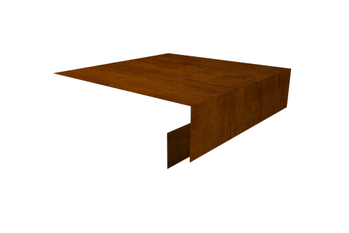 Планка околооконная сложная Блок-Хаус new 200х50х27 Grand Line 0,45 Print-Double Premium Golden Wood Intense F (3м)
