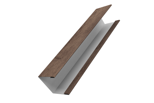 Крышка для забора жалюзи Milan Slim Grand Line 0,45 Print Premium Almond Wood Fresh (2м)