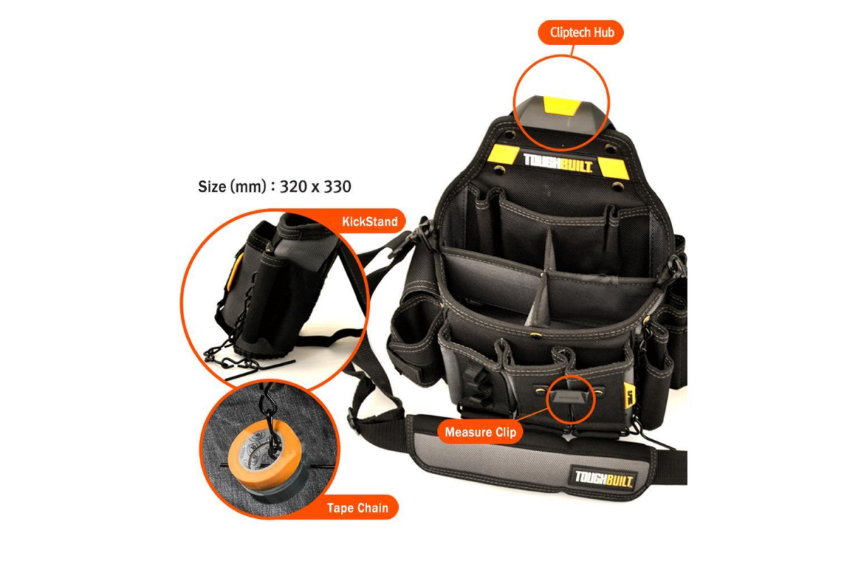 Большой подсумок электрика Toughbuilt TB-CT-104