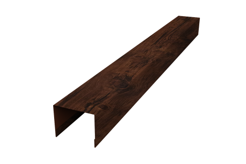 Крышка для забора жалюзи Palermo Grand Line 0,45 Print Elite Cherry Wood TwinColor (3м)
