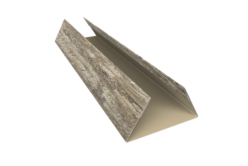Планка стыковочная составная нижняя 0,45 Print Elite Nordic Wood TwinColor (3м)