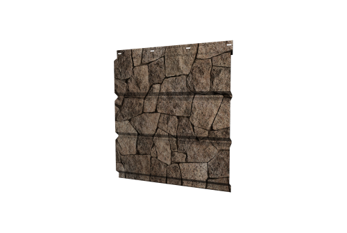 Софит металлический Классик Grand Line без перфорации 0,45 Print Elite с пленкой King Stone TwinColor