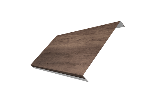 Ламель обратная 200 забора жалюзи Texas Grand Line 0,45 Print Premium Almond Wood Fresh