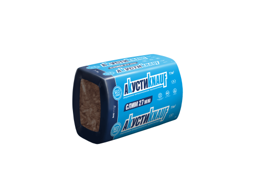 Звукоизоляция Кnauf Akusti 27х610х920 (11,04м2, 0,298м3)