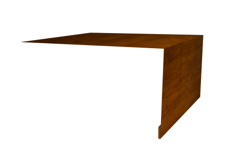 Планка околооконная простая 250х50 Grand Line 0,4 Print Premium Golden Wood Intense FTC (3м)